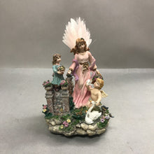 Load image into Gallery viewer, Vintage Musical Fiber Optic Angel Figurine (11x6)
