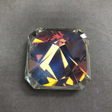 Load image into Gallery viewer, Crystal Diamond Shaped Paperweight Oleg Cassini (3x3)
