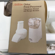 Load image into Gallery viewer, NIB Sunbeam Oskar 14081 Full Size Food Processor Chopper Made In France
