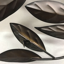 Load image into Gallery viewer, MCM Metal Wall Art Branch Leaves Sculpture Hanging Swag (28")(3 Available)

