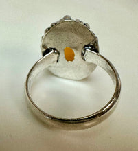 Load image into Gallery viewer, Silver Plated Citrine Ring sz 10
