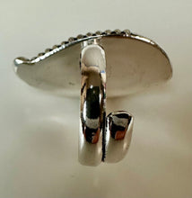Load image into Gallery viewer, Silver Plated Dendtritic Agate Ring sz 7, Adjustable
