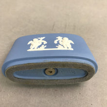 Load image into Gallery viewer, Wedgwood Jasperware Blue 1957 Table Lighter (3x4)
