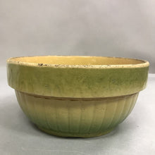 Load image into Gallery viewer, Antique Yellowware Yellow &amp; Green Mixing Bowl (1.5")
