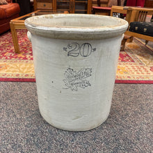 Load image into Gallery viewer, Monmouth Pottery Co IL 20 Gallon Crock (22x20x20) AS IS
