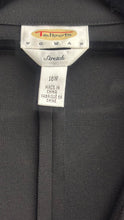 Load image into Gallery viewer, Talbots Black Stretch Zip Up Jacket Size 16W
