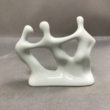 Load image into Gallery viewer, Naaman White Porcelain Figurine - Three Abstract Friends (5.5x6x2)
