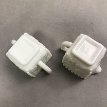 Load image into Gallery viewer, Westmoreland Hobnail Grape Milk Glass Creamer &amp; Sugar Bowl (5x3x3)
