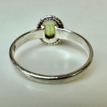 Load image into Gallery viewer, Sterling Peridot Ring sz 8
