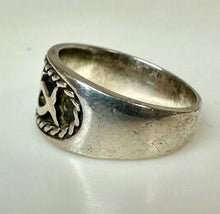 Load image into Gallery viewer, Vintage Sterling Premier Designs Creed Two Fish Ring sz 6

