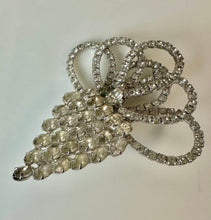 Load image into Gallery viewer, Vintage Crystal Rhinestone Strawberry Brooch Pin (2.75")
