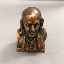 Load image into Gallery viewer, Vintage Ben Franklin Copper Coin Piggy Bank (5")
