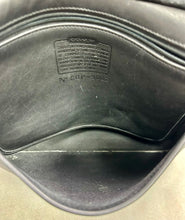 Load image into Gallery viewer, Coach Legacy Black Leather Hippie Flap Saddle Bag Purse (11x13")
