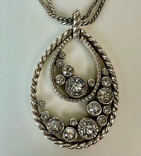 Load image into Gallery viewer, Brighton Monte Carlo Halo Swarovski Crystal Convertible Necklace (36")

