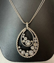 Load image into Gallery viewer, Brighton Monte Carlo Halo Swarovski Crystal Convertible Necklace (36")
