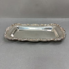 Load image into Gallery viewer, Poole Silver Co Lancaster Rose Serving (13x8) Tray 414
