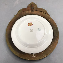 Load image into Gallery viewer, Antique Gold Framed Porcelain 24 Karat Gold Royal Vienna Style Plate (16")
