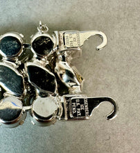 Load image into Gallery viewer, Vintage Eisenberg Ice Clear Rhinestone Bling Statement 7.25" Bracelet &amp; Clip Earrings Set
