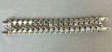 Load image into Gallery viewer, Vintage Eisenberg Ice Clear Rhinestone Bling Statement 7.25" Bracelet &amp; Clip Earrings Set
