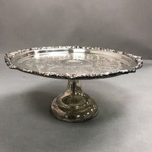 Load image into Gallery viewer, Vintage Silverplate Pedestal Cake Stand (6x12)
