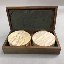 Load image into Gallery viewer, Thirsty Stone Natural Sandstone Coasters New In Box Set of 6 Natural Cork Back (2x9x5)
