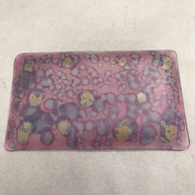 Load image into Gallery viewer, Vintage 70's Handpainted Frosted Art Glass Tray (6x9)
