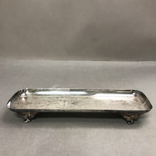 Load image into Gallery viewer, Vintage Sheffield Silver Co Silverplate Footed Tray (2x14x4)

