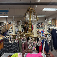 Load image into Gallery viewer, Brass Chandelier W/ 5 Lights (15x16)
