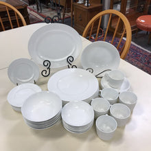 Load image into Gallery viewer, Johnson Brothers Athena White Ribbed 40 Piece China Place Setting Of 8
