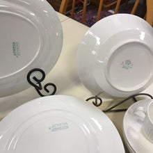 Load image into Gallery viewer, Johnson Brothers Athena White Ribbed 40 Piece China Place Setting Of 8
