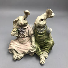 Load image into Gallery viewer, Vintage Chrisdon Bunny Rabbit Statue Resin Figurine
