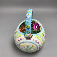 Load image into Gallery viewer, Ceramic Earter Egg Basket with Eggs
