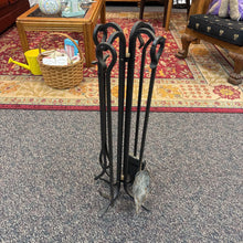 Load image into Gallery viewer, Fireplace Irons w/Stand (28" Tall)
