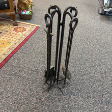 Load image into Gallery viewer, Fireplace Irons w/Stand (28" Tall)
