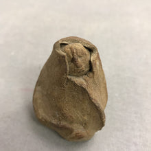 Load image into Gallery viewer, Pottery Stoneware Carved Face Wrapped in Blanket (2.5)
