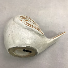 Load image into Gallery viewer, Pottery Crckle Bird Figurine (6")

