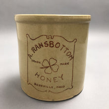 Load image into Gallery viewer, Roseville R Ransbottom Stoneware Honey Jar Crockpot (6")
