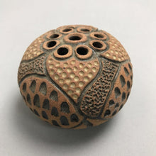 Load image into Gallery viewer, Vintage Pottery Flower Frog/Insense Burner (3")
