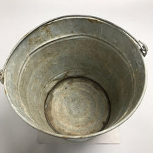 Load image into Gallery viewer, Galvanized Metal Water Bucket (12")
