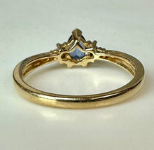 Load image into Gallery viewer, 14K Gold Sapphire Ring sz 7 (2.3g)
