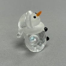 Load image into Gallery viewer, Swarovski Crystal Miniature Snowman Figurine (~1.5")
