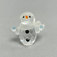 Load image into Gallery viewer, Swarovski Crystal Miniature Snowman Figurine (~1.5")
