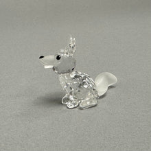 Load image into Gallery viewer, Swarovski Crystal Figurine - Sitting Fox (~1 3/8")
