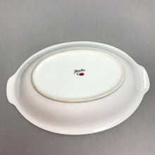 Load image into Gallery viewer, Vintage Porcelain Moss Rose by Japan Oval Serving Bowl (7-3/8X11X2-1/4)
