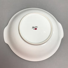 Load image into Gallery viewer, Vintage Moss Rose Serving Bowl Handled Floral Gold Rim (2x8.5)

