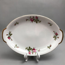 Load image into Gallery viewer, Vintage Moss Rose by Japan Oval Platter (11x16)
