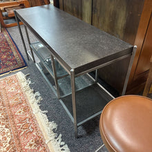 Load image into Gallery viewer, TV Stand Metal / Glass / Faux Marble (29x58x20)
