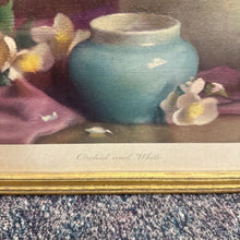 Load image into Gallery viewer, Framed Print "Orchid and White" (28x39)
