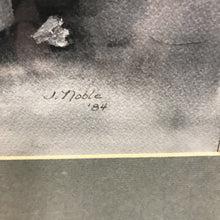 Load image into Gallery viewer, Framed Watercolor "The Basement" by J. Noble (34x26)
