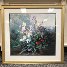 Load image into Gallery viewer, Gold Framed Floral Print (30x32)
